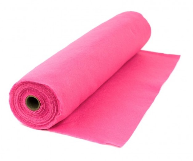 Huopa 5m lev. 45cm pinkki - Askarteluhuovat ja vanu - 10426-042 - 1