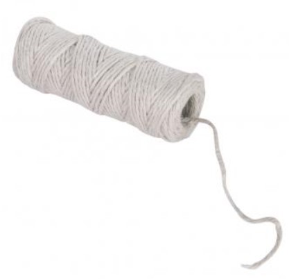 Juuttinaru, 3,5 mm, 50 m, valkoinen - Nauhat, siimat, ketjut - 4200102 - 1
