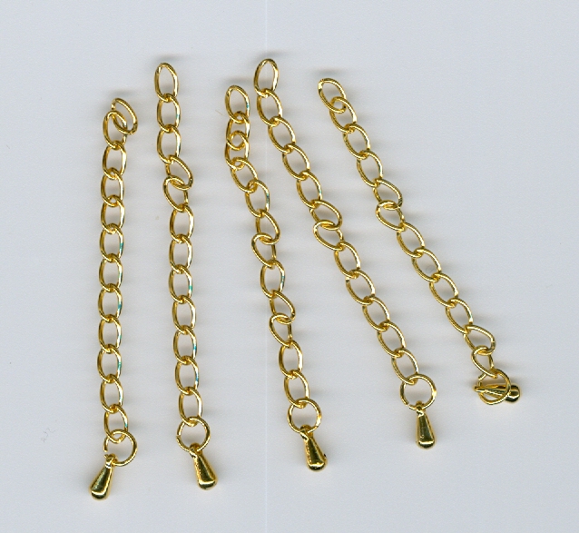 Koristeketju 65mm 5kpl Kullanvärinen - Korunosat ja korutarvikkeet - 11808-1512 - 1