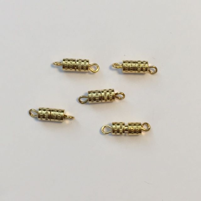 Korulukko kierr. 8mm 6kpl Kullanvärinen - Korunosat ja korutarvikkeet - 11808-1212 - 1