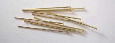 Korupiikki litteä 32mm Kullanvärinen - Korunosat ja korutarvikkeet - 10317-3202 - 1