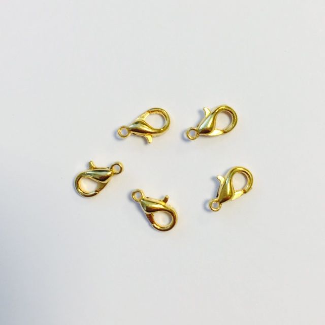 Papukaijalukko 10mm 5kpl Kullanvärinen - Korunosat ja korutarvikkeet - 11808-1352 - 1