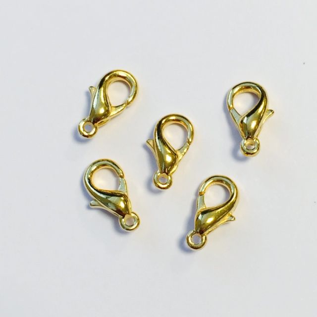 Papukaijalukko 12mm 5kpl Kullanvärinen - Korunosat ja korutarvikkeet - 11808-1232 - 1