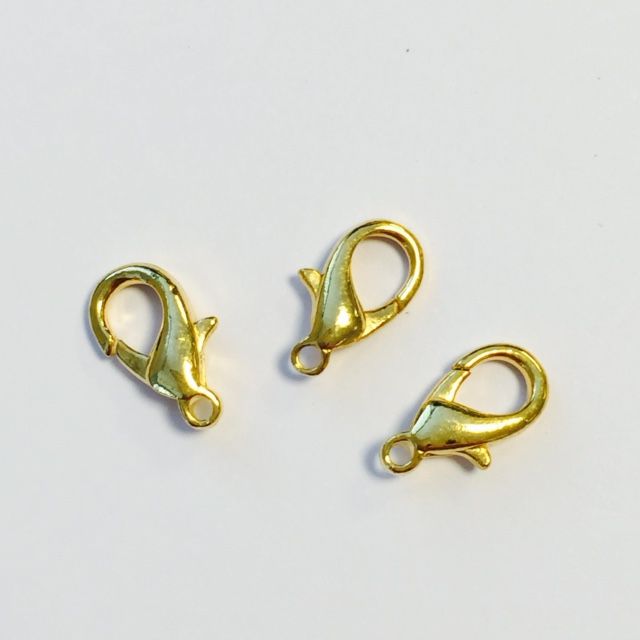 Papukaijalukko 15mm 3kpl Kullanvärinen - Korunosat ja korutarvikkeet - 11808-1242 - 1