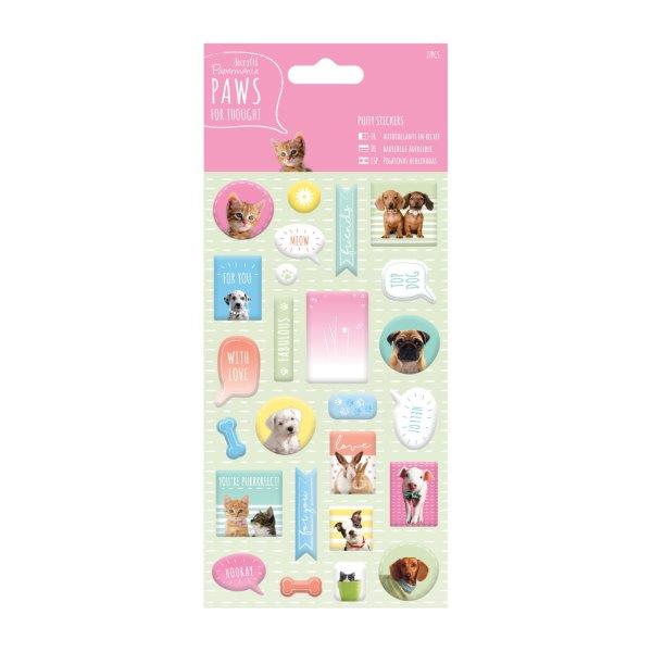 Pulleat tarrat 25kpl, Paws of Thought - Tarrat, värikkäät - PMA 801102 - 1