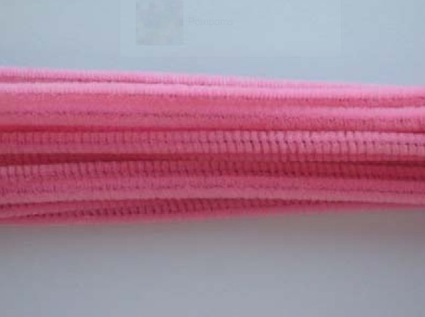 Askartelupunos 20 kpl vaaleanpunainen - Piippurassit, höyhenet, softis - 12271-7102 - 1