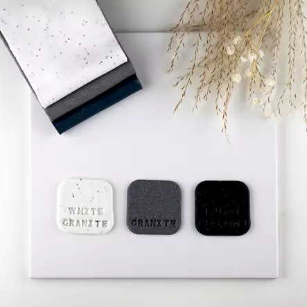 Fimo Effect, musta graniitti, kimaltava - FIMO Soft ja Effect -muovailumassat - 8010-903 - 3