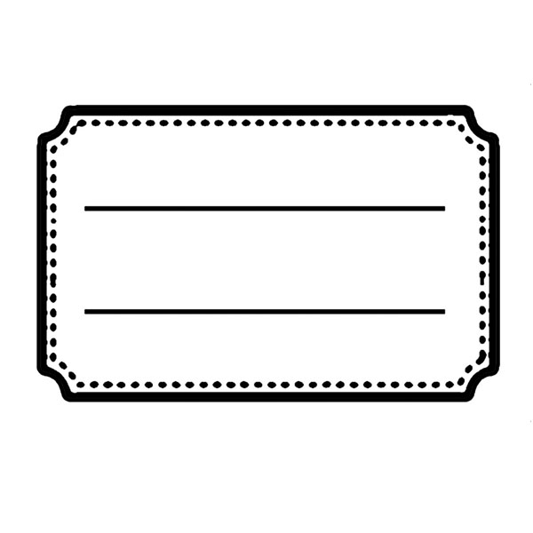 Akryylileimasin 7x11cm, Etiketti - Kalenteriaskartelu / Plannerit - WTK143 - 1