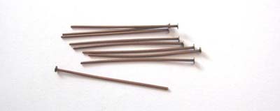 Korupiikki litteä 32mm Antiikkikupari - Korunosat ja korutarvikkeet - 10317-3203 - 1