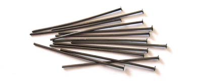 Korupiikki litteä 32mm Musta/antrasiitti - Korunosat ja korutarvikkeet - 12092-9233 - 1