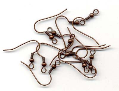 Korviskoukku avo 12kpl antiikkikuparin- - Korunosat ja korutarvikkeet - 11808-1423 - 1