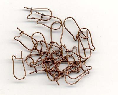 Korviskoukku lukittava 24kpl Antiikki- - Korunosat ja korutarvikkeet - 11808-1413 - 1