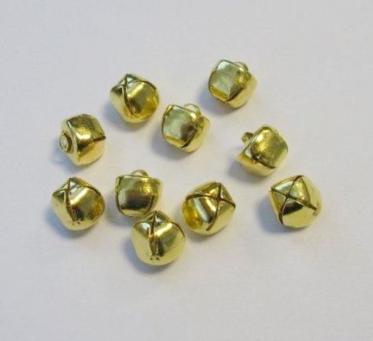 Kulkuset 12mm 10kpl, kullanväriset - Kulkuset ja kellot - 12239-3913 - 1