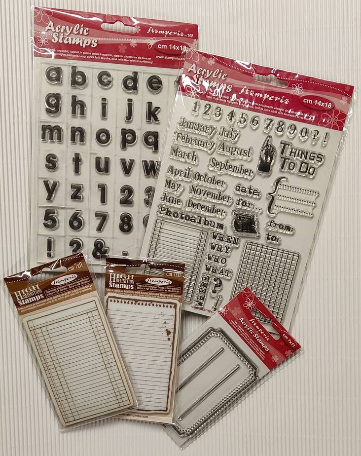 Leimailupakkaus organisointiin - Askartelupakkaukset ja -lehdet - POS33 - 1