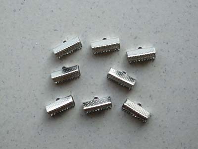 Nauhanpää lenkillä 16x6mm Hopeanvärinen - Korunosat ja korutarvikkeet - 12319-1903 - 1