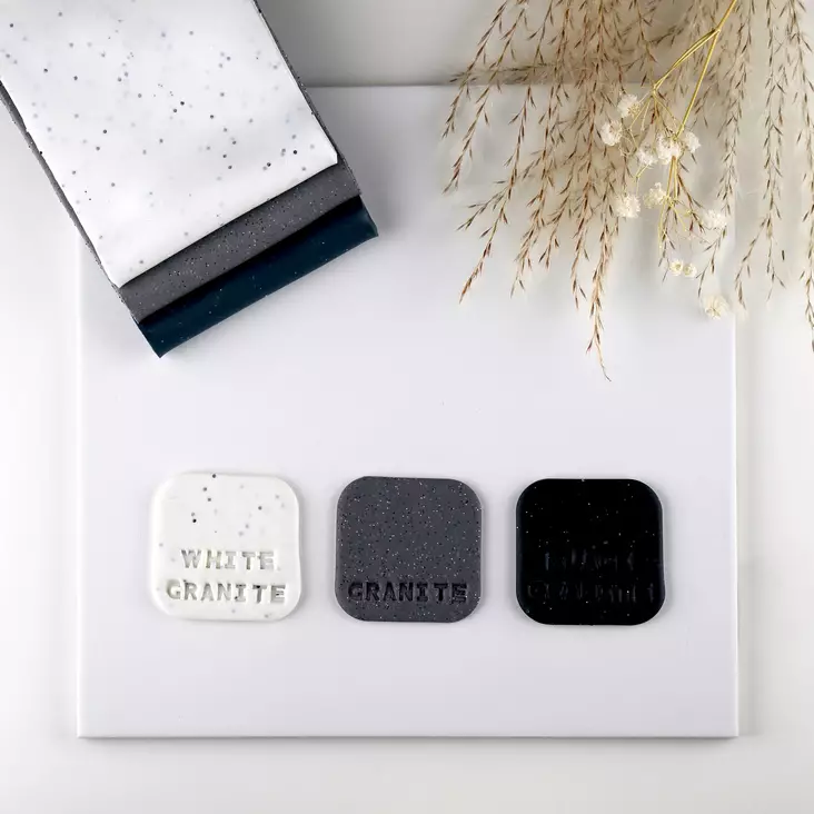 Fimo Effect, musta graniitti, kimaltava - FIMO Soft ja Effect -muovailumassat - 8010-903 - 3