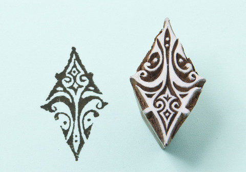 Blockwallah-leimasin Diamond - Puuvartiset leimasimet ja Blockwallah - B204 - 1