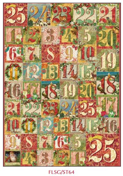 Huopa kuviollinen 50x70cm, Numerot - Askarteluhuovat ja vanu - FLSG-ST64 - 1