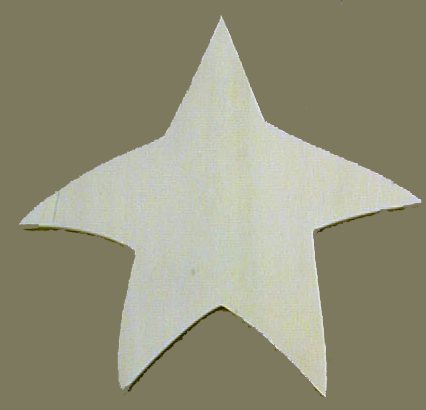 Iso vanerikuvio, Lennokas tähti LKL - Muut puu-, MDF- ja vanerituotteet - 9171-84 - 1