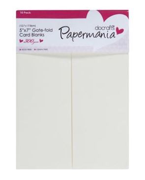 Kermanvär. 5x7" keskeltä avautuvat - Korttipohjapakkaukset (sis. kuoret) - PMA 150404 - 1