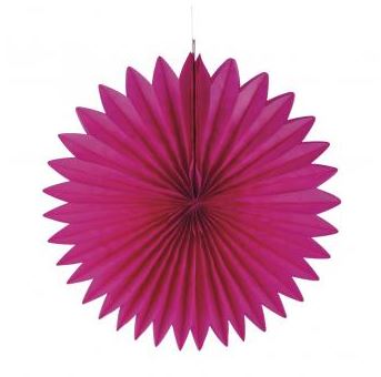 Paperiruusuke 40cm fuksianpunainen - Juhlatarvikkeet - 87107264 - 1