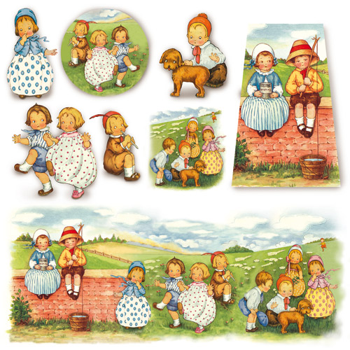 Riisipaperiservietti Sweet Baby - Riisi- ja decoupage-paperit - DFT204 - 1