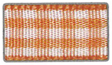 Ruutunauha 6 mm, 10 m, oranssi - Nauhat, siimat, ketjut - 5540734 - 1