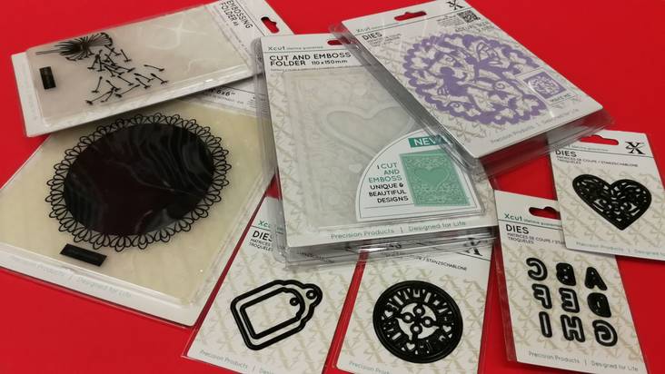 Stanssipakkaus 4, sis. 8 erilaista - Kuvioleikkurin stanssit - POS4 - 1