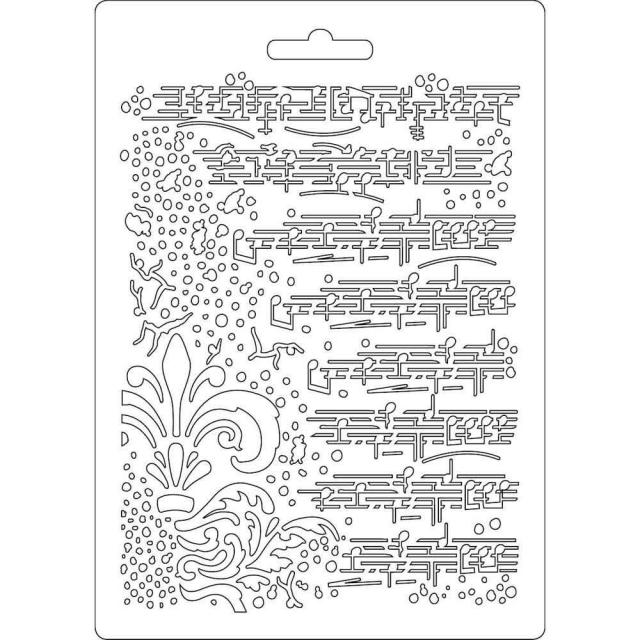 Tekstuurilevy A5, Musiikki - FIMO-tarvikkeet ja lisäaineet - K3PTA504 - 1