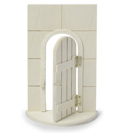 Tontun ovi puuta 25,5 x 14cm - Jouluaskartelu - 30019004 - 1