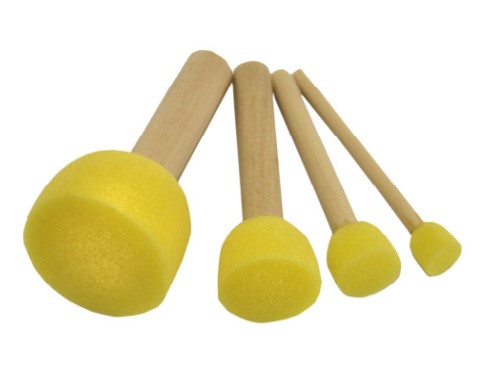 Tuputinsetti 4 kpl, puuvartiset - Superlonsiveltimet ja tuputtimet - 3111244 - 1