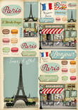 Decoupage-paperi Paris LKL - Riisi- ja decoupage-paperit - DFG405 - 1