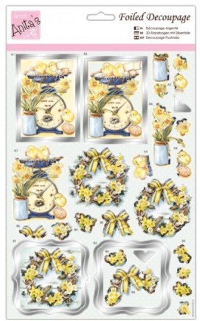 3D-arkki A4 Kevätkranssi, stanssattu - 3D, Muut aiheet - ANT 169845 - 1