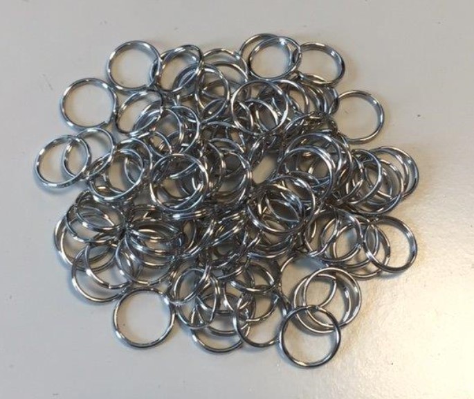 Avainrengas 23mm 100 kpl - Helat, lukot, magneetit, avainrenkaat - 12335-3505 - 1