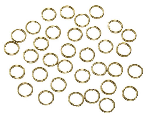 Kaksoisrengas, 6mm, 180 kpl - Korunosat ja korutarvikkeet - 1880-95 - 1