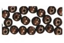 Puuhelmi, 8 mm, 82 kpl, ruskea - Puuhelmet - 1250205 - 1