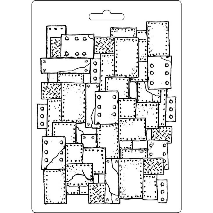 Tekstuurilevy A5 Metallilevyseinä - FIMO-tarvikkeet ja lisäaineet - K3PTA545 - 1