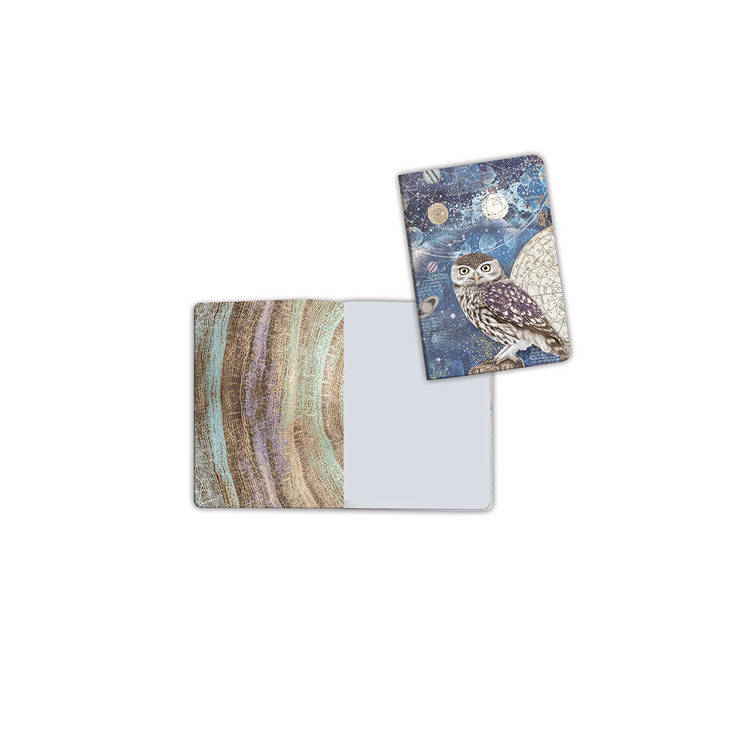 A6 muistikirja, 64 sivua, Cosmos Pöllö - Kalenteriaskartelu / Plannerit - ENBA6016 - 1