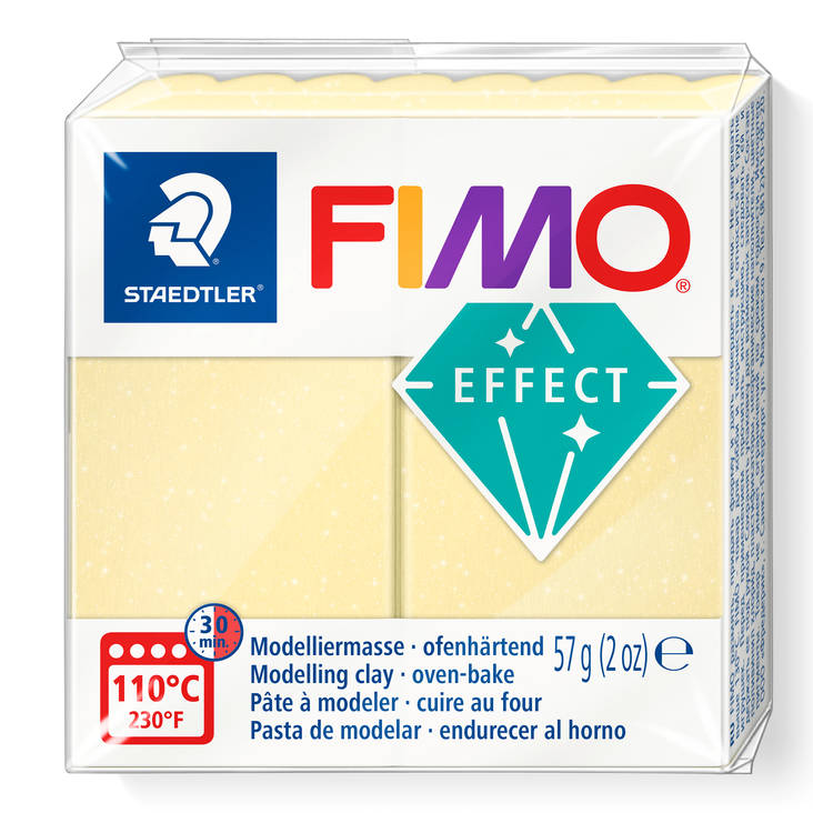 Fimo Effect, jalokivisävyt sitriini LKL - FIMO Soft ja Effect -muovailumassat - 8020-106 - 2