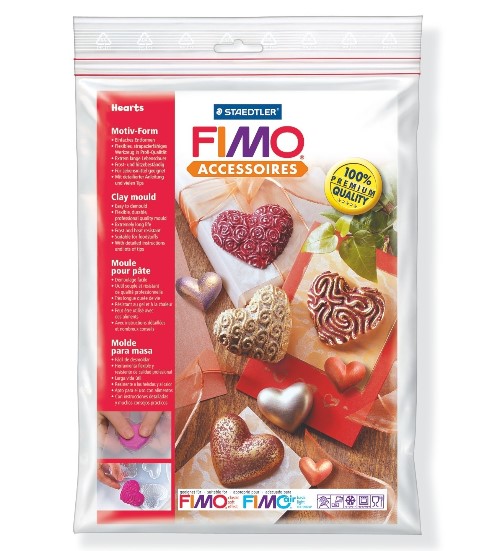 Kipsimuotti, Sydämet, 21x30 cm - Muotit - 8742-26 - 1