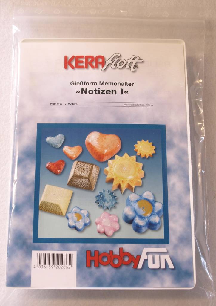 Kipsimuotti, kortinpitimen jalat - Muotit - 2000-286 - 1