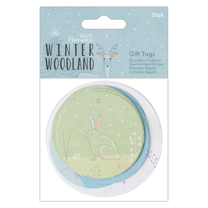Pakettikortit 20kpl Winter Woodland - Jouluaskartelu - PMA 157986 - 1