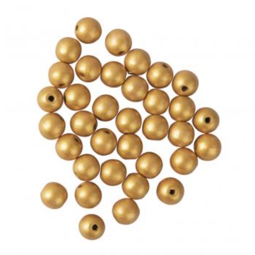 Puupallot 10mm kullanväriset 35kpl - Puupallot, -munat ja -napit - 63073616 - 1