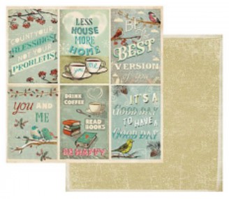 Skräppipaperi 30x30cm,You and Me - Skräppipaperit ja kuviokartongit - SBB406 - 1