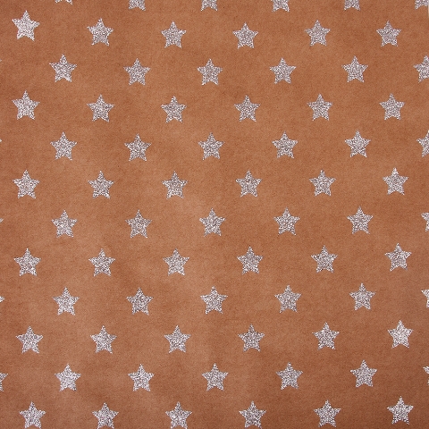 Skräppipaperi tähdet, kimaltava hopea - Jouluaskartelu - 59784606 - 1