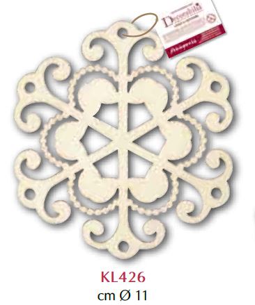 Vanerikuvio lumihiutale 11cm - Jouluaskartelu - KL426 - 1