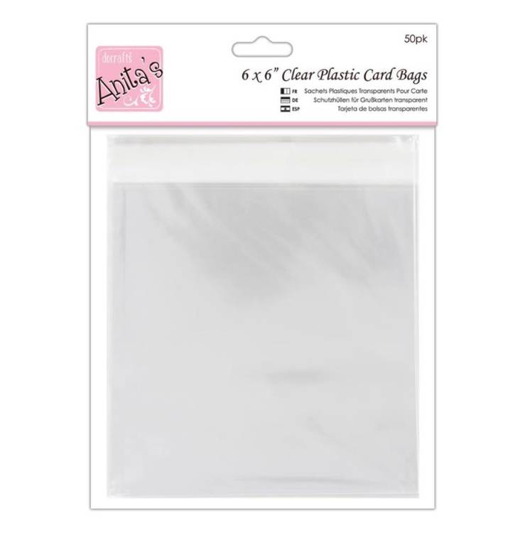 6 x 6" sulkijapussit 50kpl - Sellofaanipussit ja sellofaani - ant 1651007 - 1