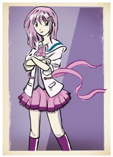 Huopa kuviollinen A5, Manga - Askarteluhuovat ja vanu - FLSS-ST77 - 1