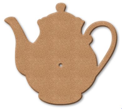 Kellotaulu Iso Kahvipannu MDF - Kellonvalmistus - KF367 - 1