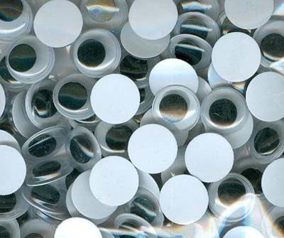 Liikkuvat silmät 12mm 80kpl - Silmät, kuonot, nivelet - 12219-1907 - 1